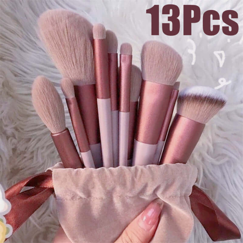 13-Piece Makeup Brush Set | Full Face Coverage | All you Need - All you Need