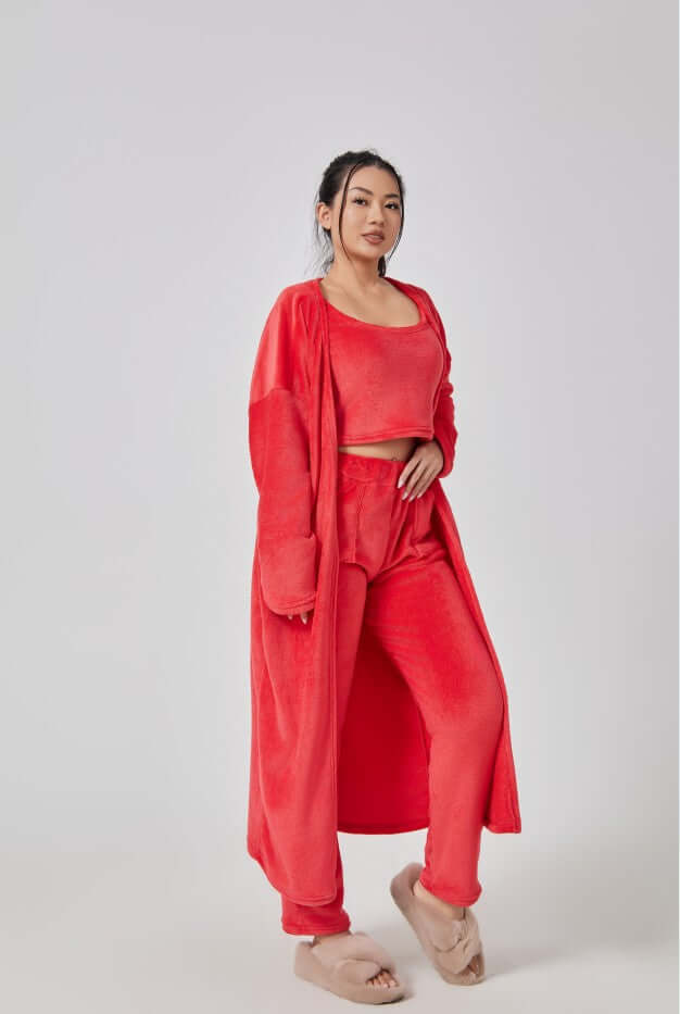 Cozy 3-Piece Pajama Set – Soft Sleep in Style - All you Need