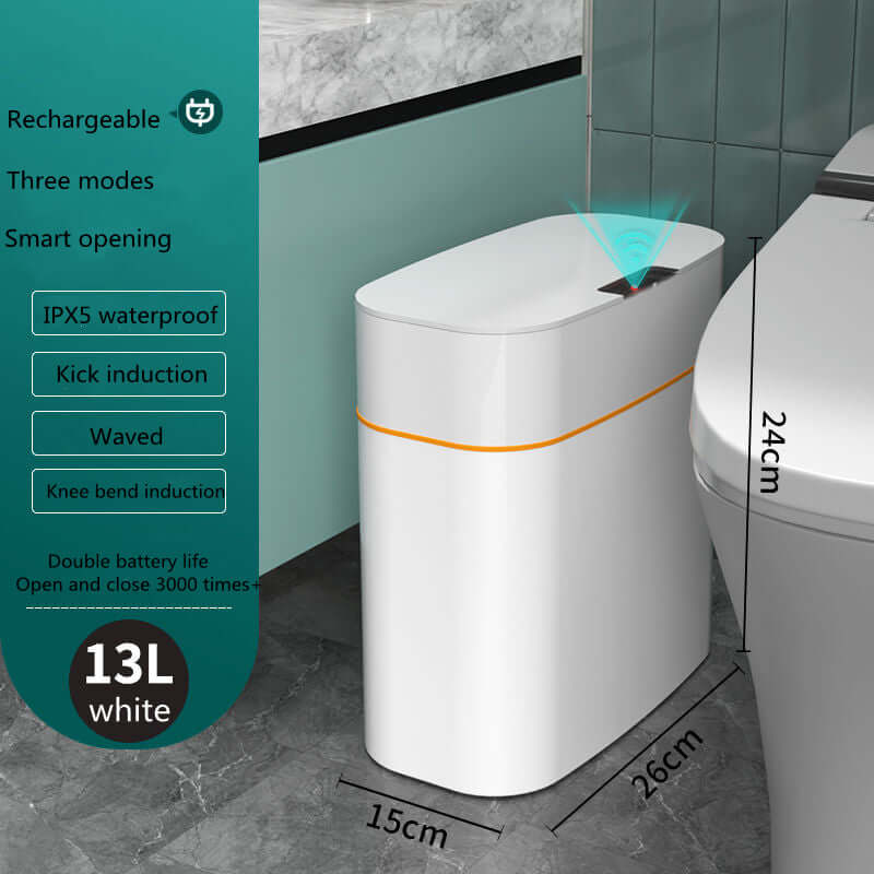 Smart Motion Sensor Trash Bin – Touchless Auto-Open with UV Sterilisation & Deodoriser - All you Need