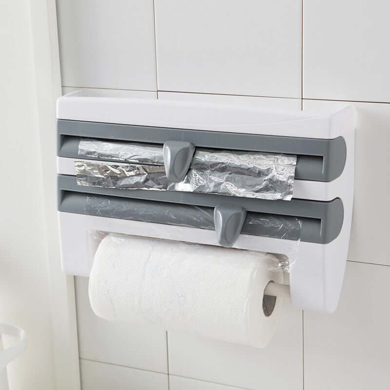 Wall-Mounted Kitchen Roll Holder | 4-in-1 | All you Need - All you Need