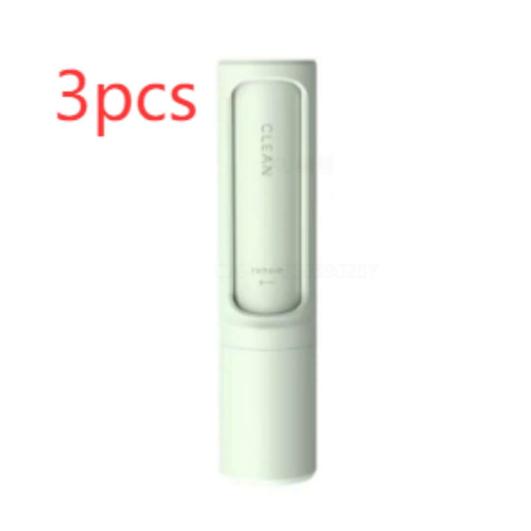 Self cleaning pet hair remover in portable design, effective 3pcs lint roller for hassle-free cleaning.