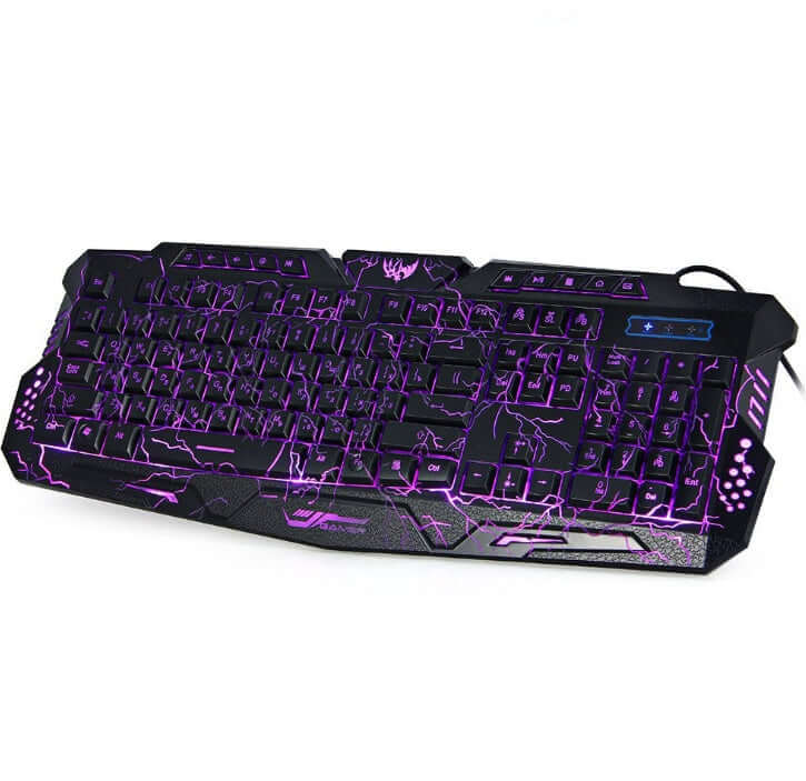 108-Key Wired Gaming Keyboard – RGB Tri-Colour Backlit USB Keyboard - All you Need
