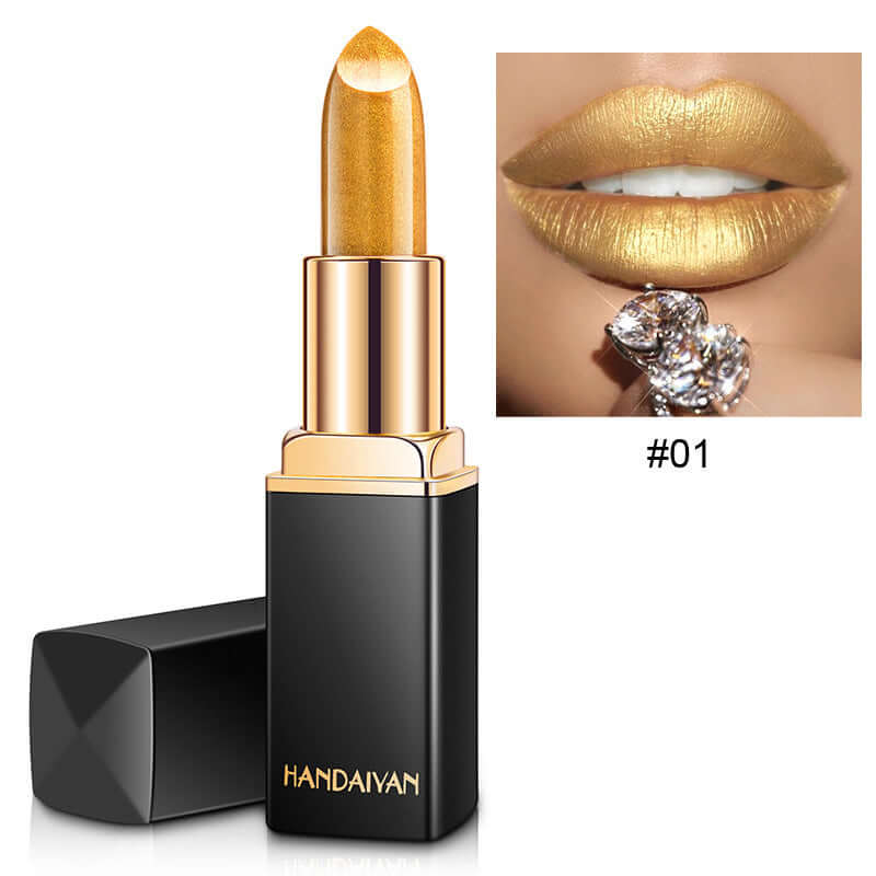 Shiny Metallic Lipstick | Long-Lasting Gilt Finish | All you Need - All you Need
