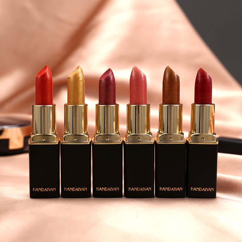 Shiny Metallic Lipstick | Long-Lasting Gilt Finish | All you Need - All you Need