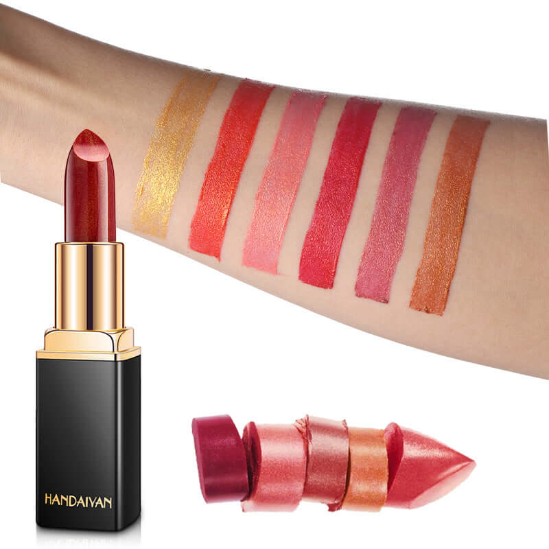 Shiny Metallic Lipstick | Long-Lasting Gilt Finish | All you Need - All you Need