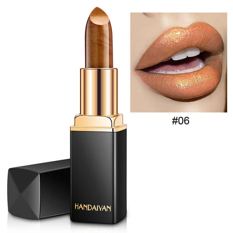 Shiny Metallic Lipstick | Long-Lasting Gilt Finish | All you Need - All you Need