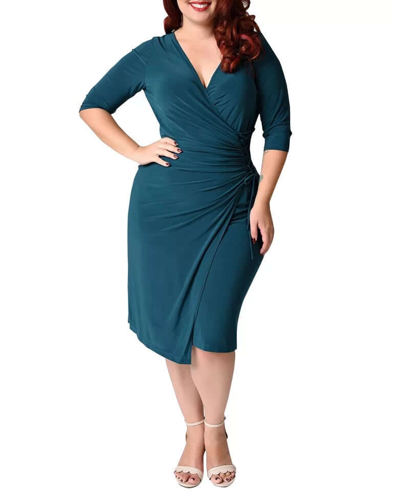 V Sexy Elegant Plus Size Dress - All you Need