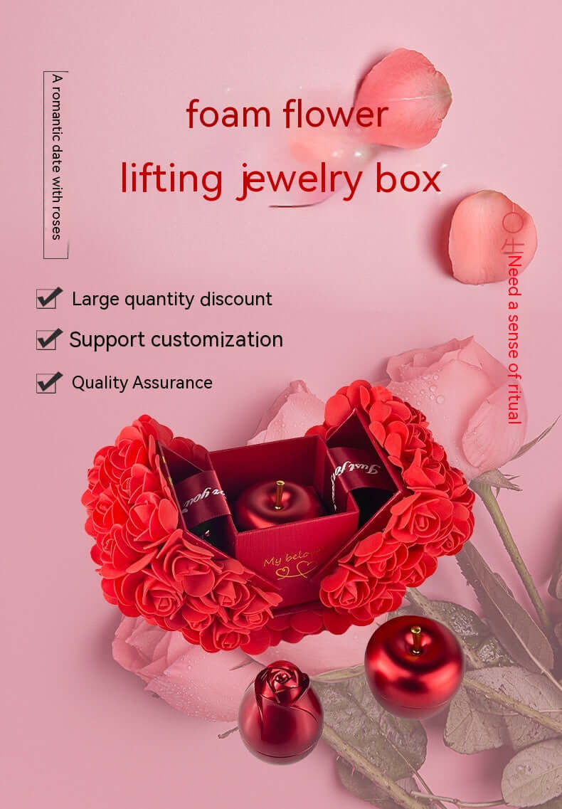 Luxury Rose Gift Box with Crystal Pendant | All you Need - All you Need