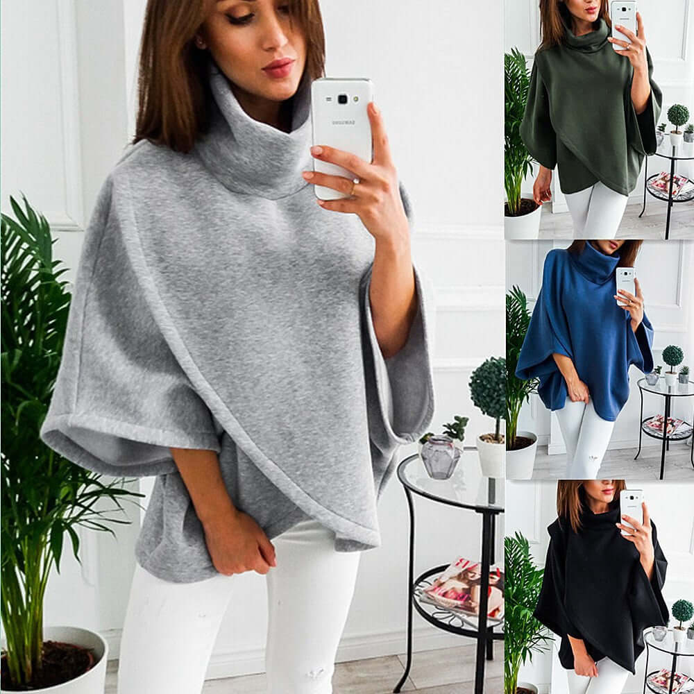 comfortable everyday sweatshirt displayed in multiple colors on models.
