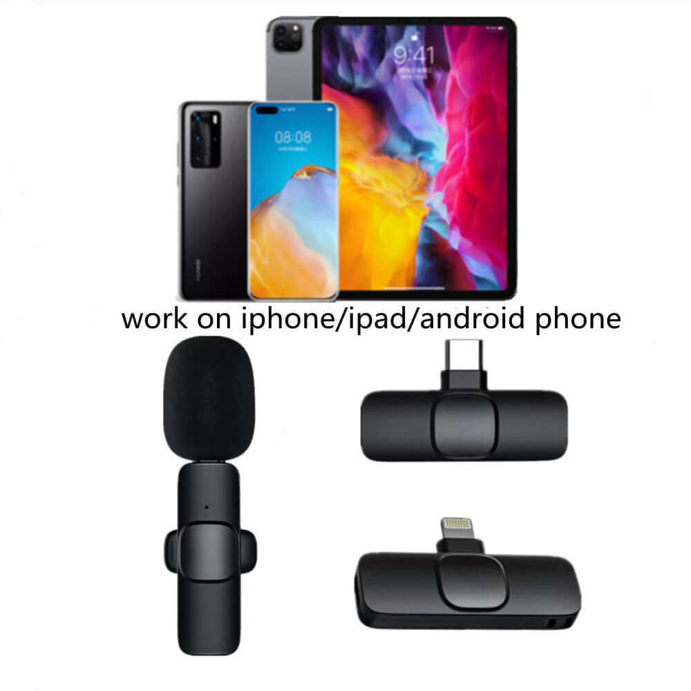 Wireless Clip-On Microphone with Noise Reduction | All you Need - All you Need