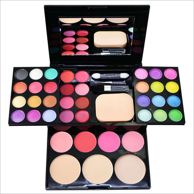 All-Day Eyeshadow Palette Makeup Kit – Matte & Shimmer Shades, No Dye Formula - All you Need