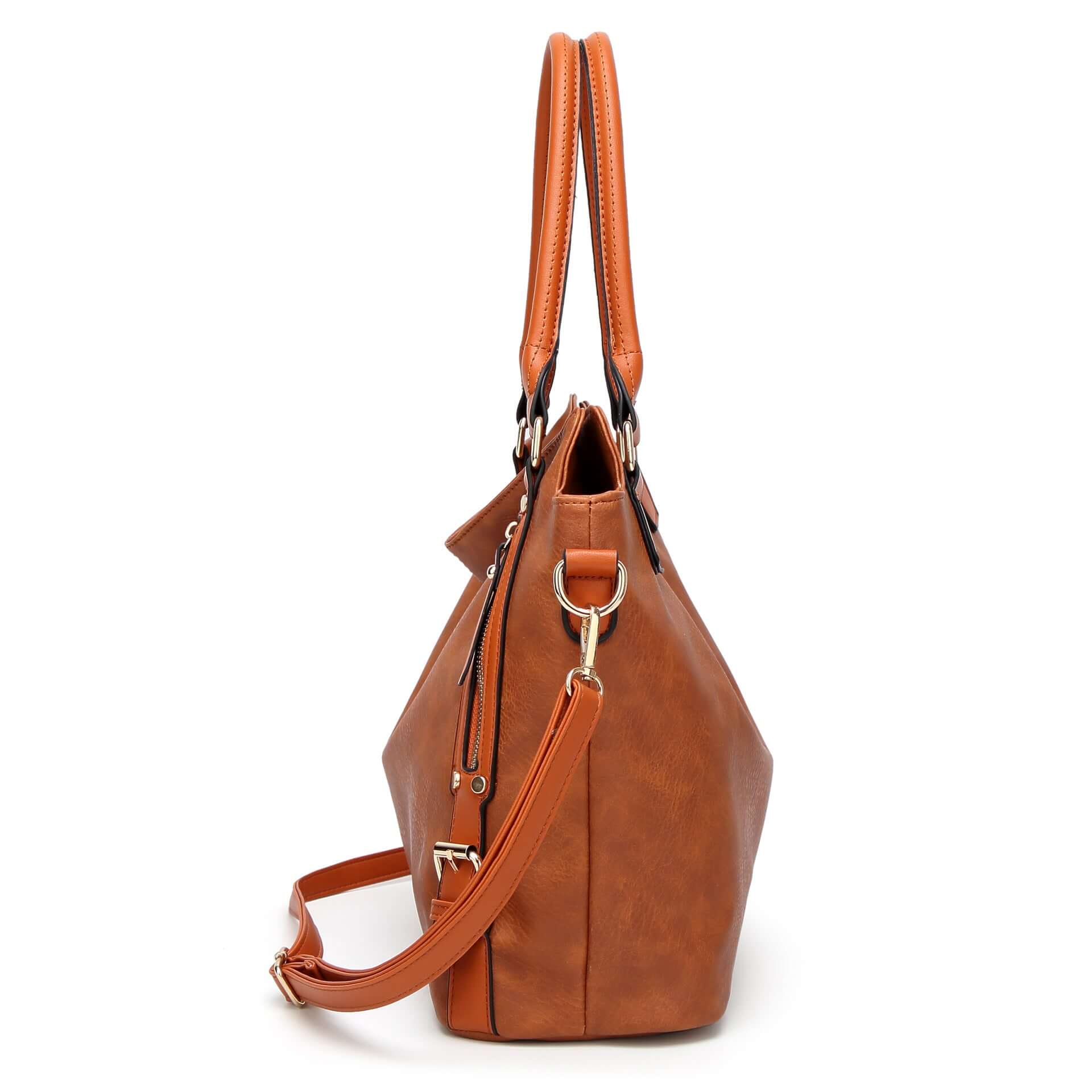 Women's Wild Bag - bold statement handbag for women in a stylish brown design with dual handles.