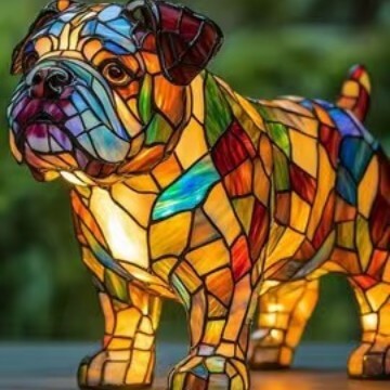 Dog Lamp Resin Decoration – Cute Handcrafted Pet Night Light for Home Decor - All you Need