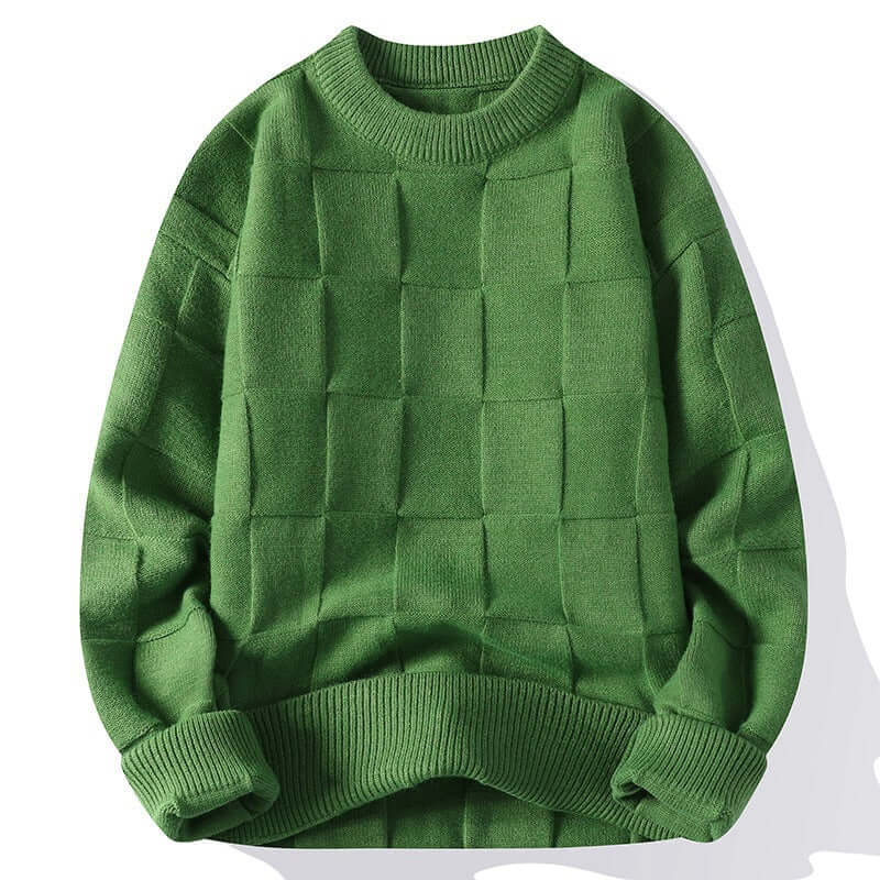 Men's Oversized Wool Crew Neck Jumper – Extra Thick Hong Kong Style Winter Top - All you Need