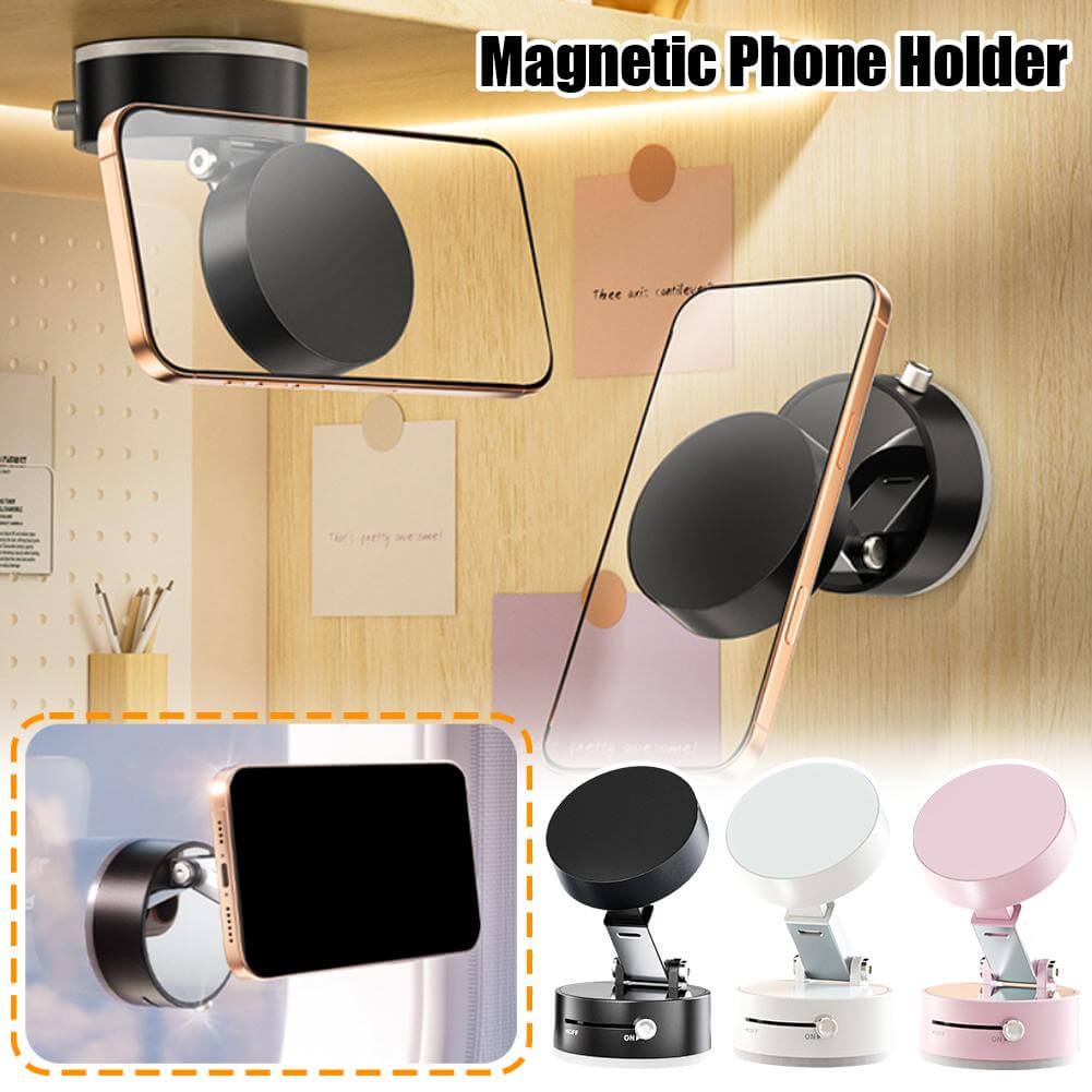 Vacuum Suction Car Phone Holder – Universal Mount Compatible with iPhone 12–16 - All you Need