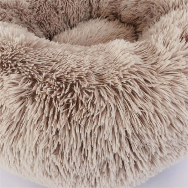 Cozy cat mattress with soft, plush texture, perfect for indoor sleeping and lounging for pets.