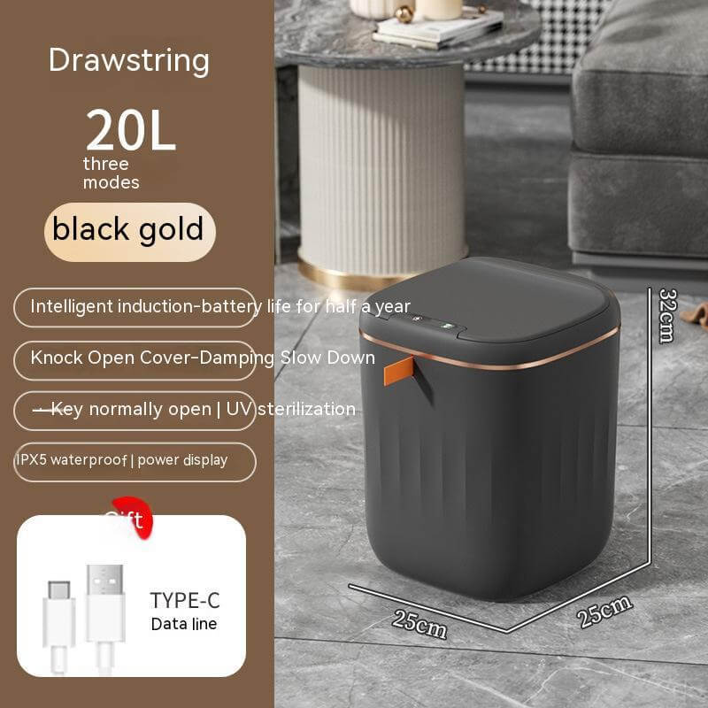 Smart Motion Sensor Trash Bin – Touchless Auto-Open with UV Sterilisation & Deodoriser - All you Need