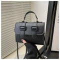 Streetwear Square Crossbody Bag – PU Leather with Phone Pocket in Black, Coffee & Khaki - All you Need