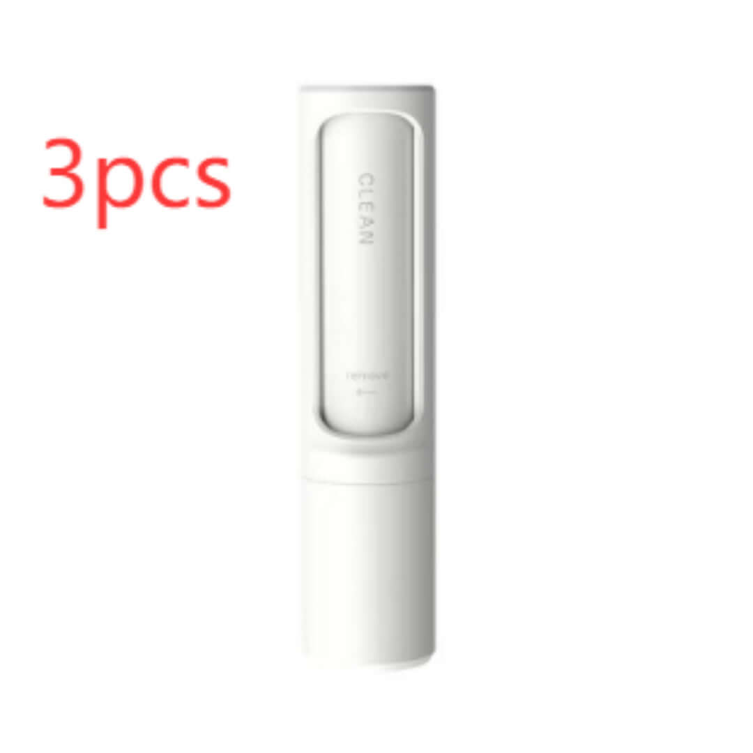 Self cleaning pet hair remover brush lint roller, portable and effective, ideal for pet owners.