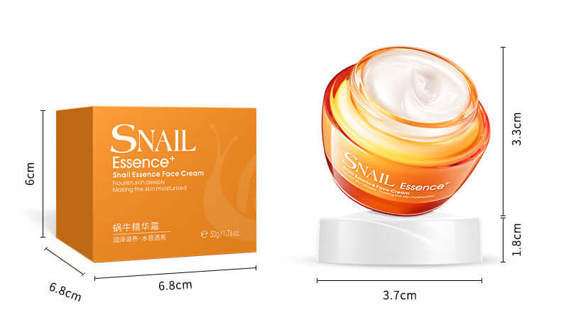 Snail Essence Moisturising Face Cream – Hydrating Lotion for All Skin Types (50g) - All you Need