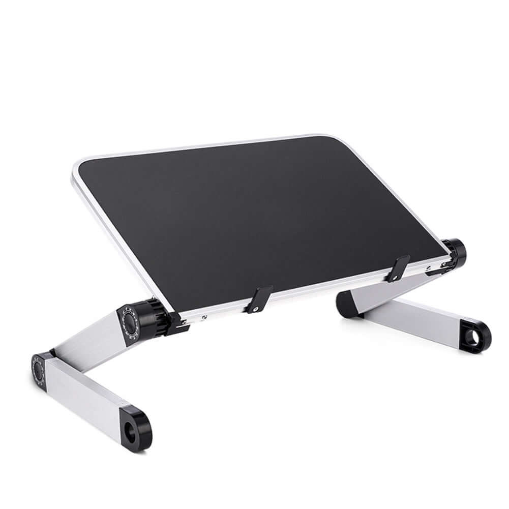 Foldable Aluminium Laptop Stand – 360° Adjustable Height Desk Tray for Bed, Sofa & Office - All you Need