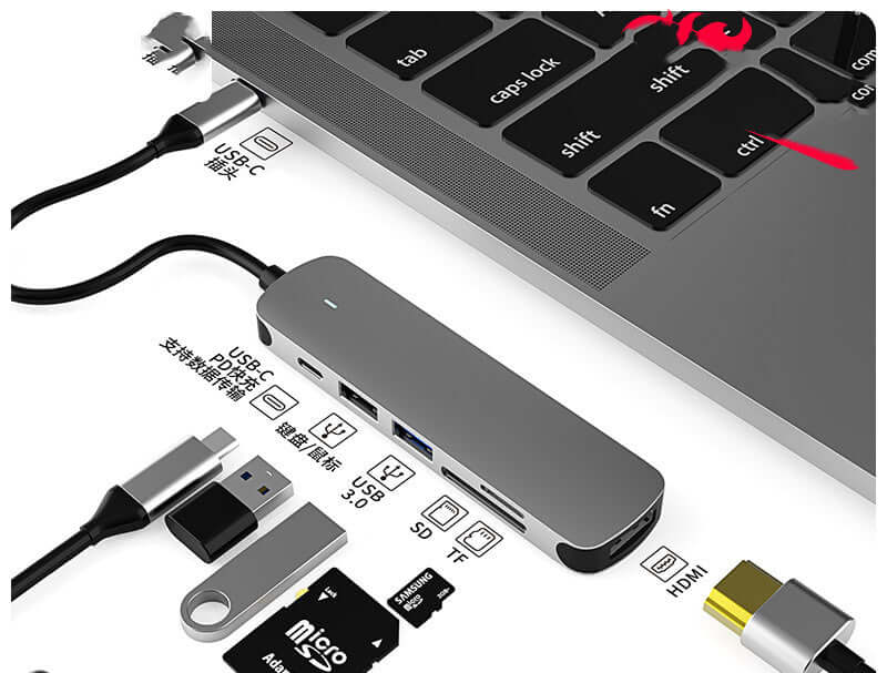 Compact USB Hub for Laptop – Expand & Connect with Ease