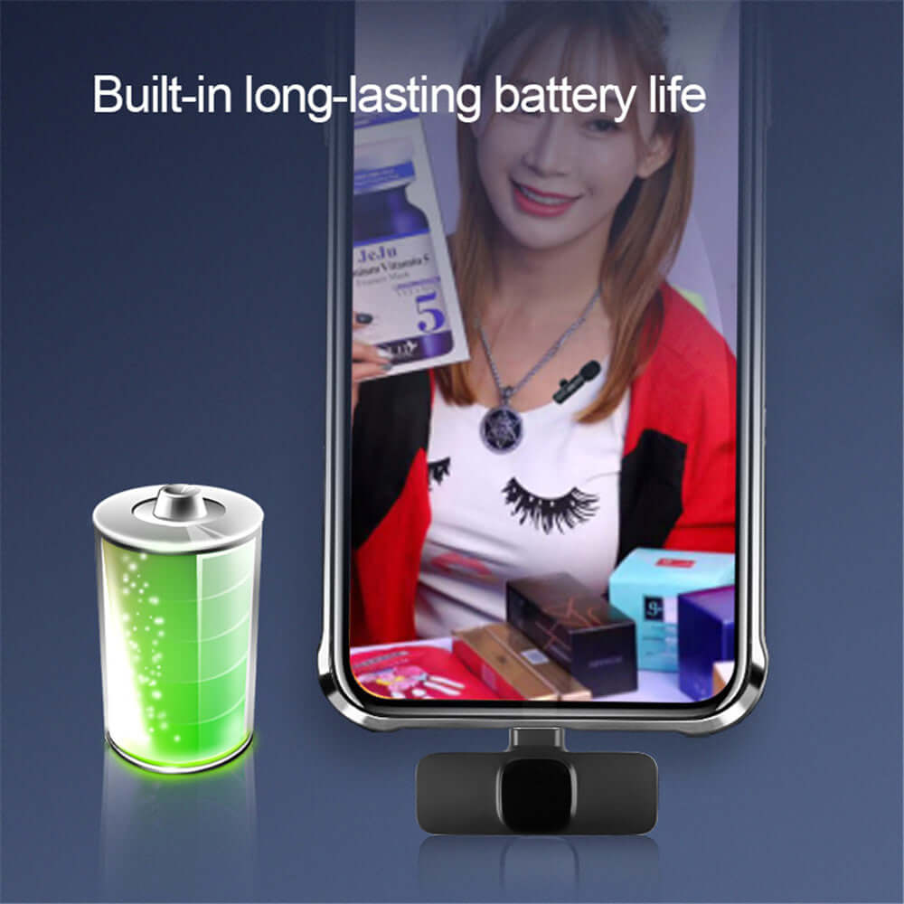 Wireless Clip-On Microphone with Noise Reduction | All you Need - All you Need