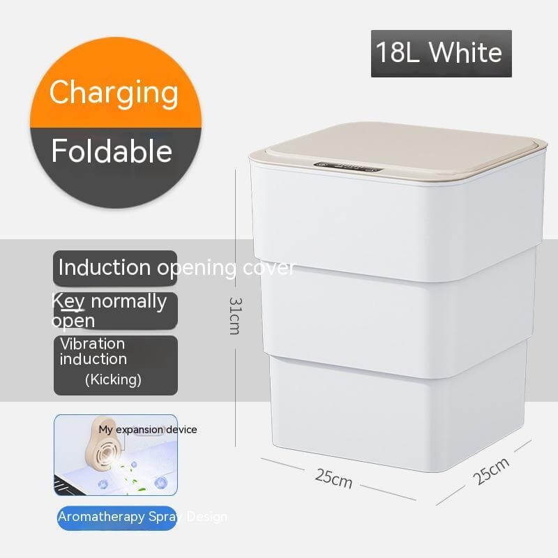 Smart Motion Sensor Trash Bin – Touchless Auto-Open with UV Sterilisation & Deodoriser - All you Need
