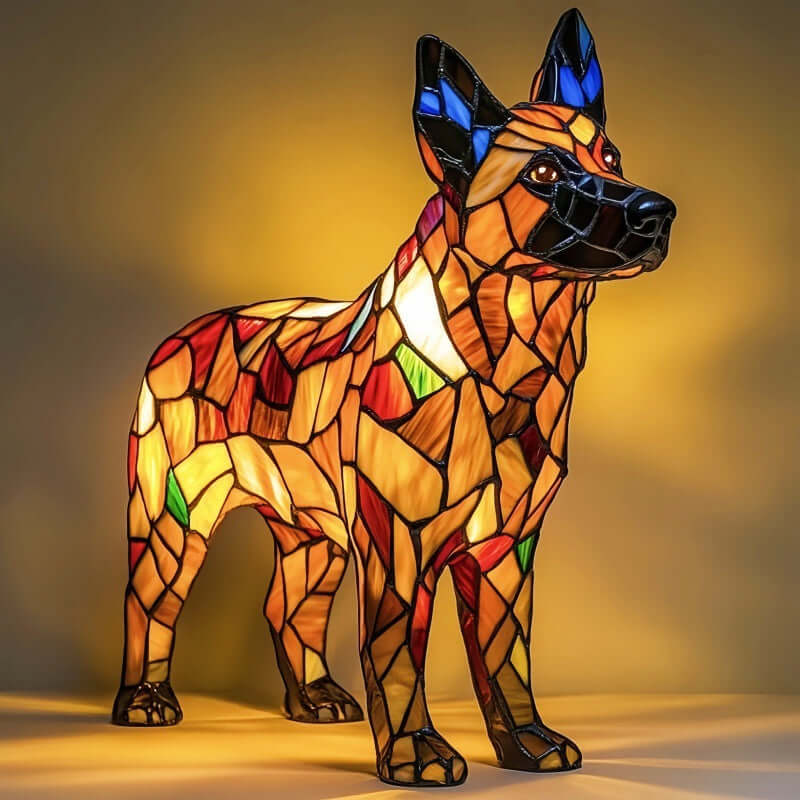 Dog Lamp Resin Decoration – Cute Handcrafted Pet Night Light for Home Decor - All you Need