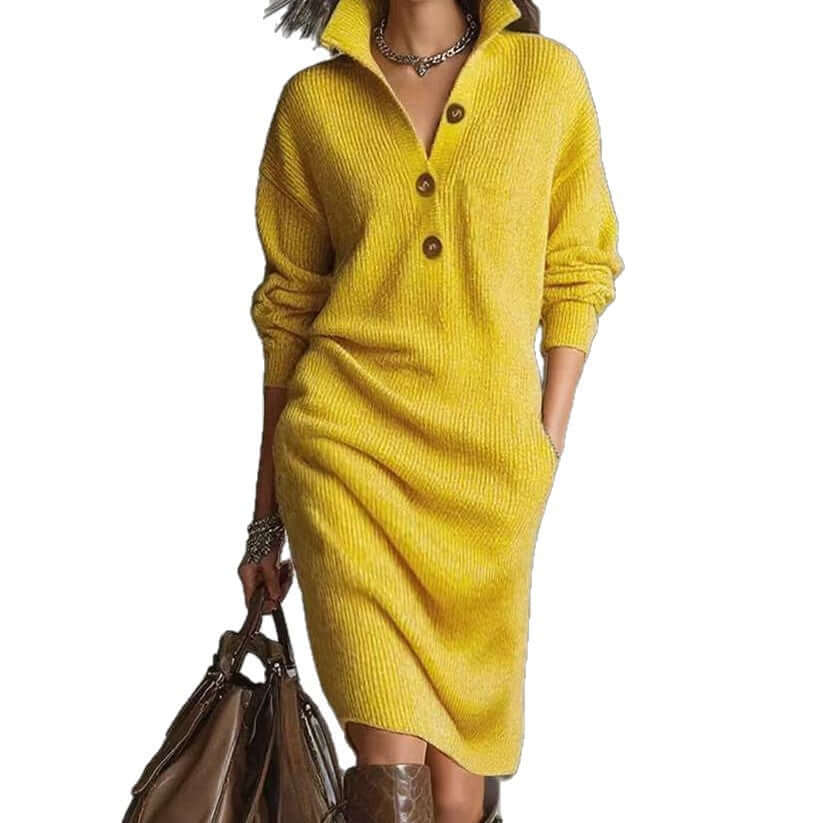 Cozy Knit Sweater Dress – Warm, Stylish & Effortless - All you Need