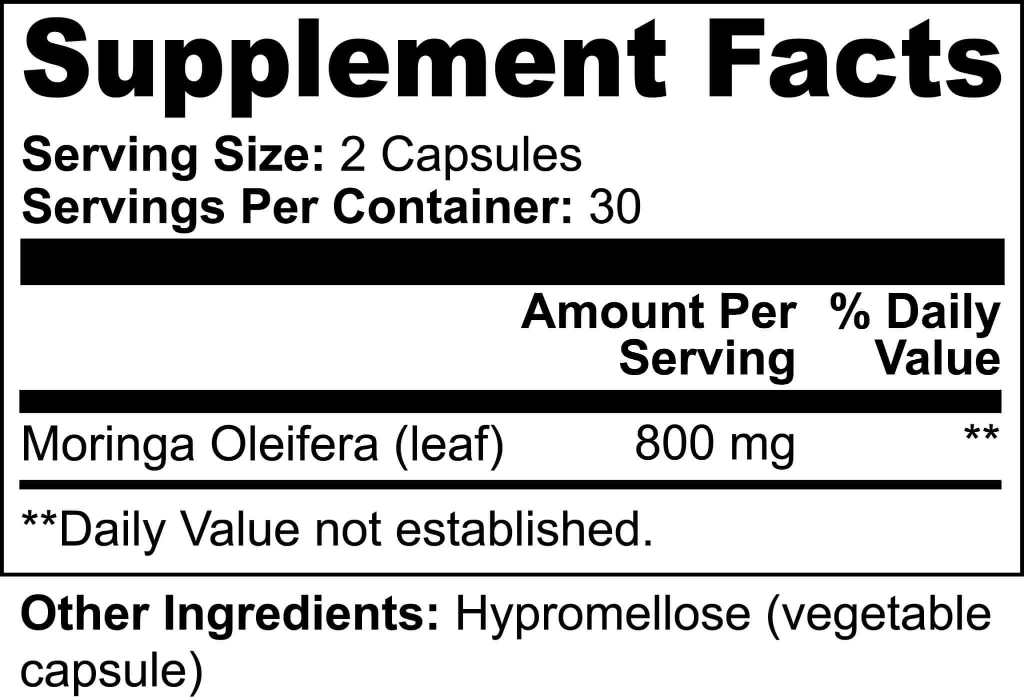 Moringa Nutrient Supplement – Nature's Most Powerful Superfood - All you Need