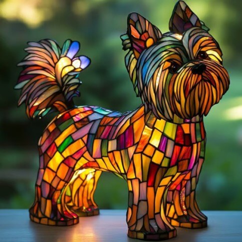 Dog Lamp Resin Decoration – Cute Handcrafted Pet Night Light for Home Decor - All you Need