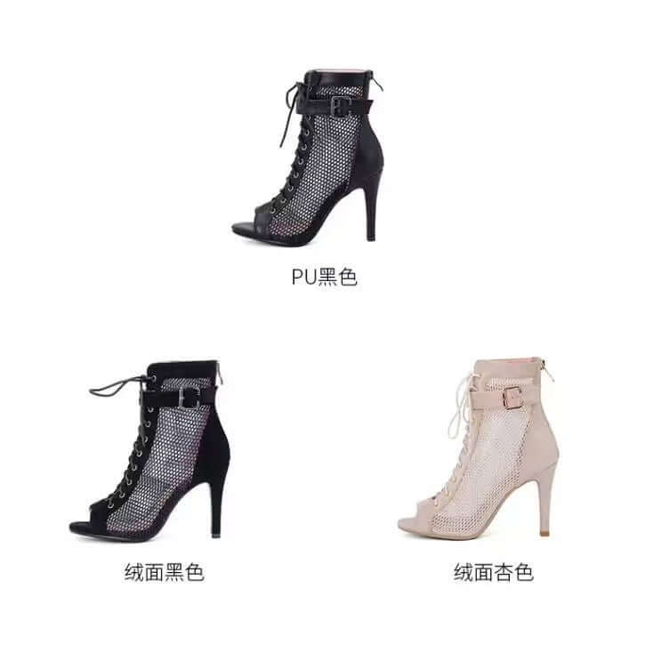 Lace-Up High Heel Boots | 3 Heel Heights | All you Need - All you Need