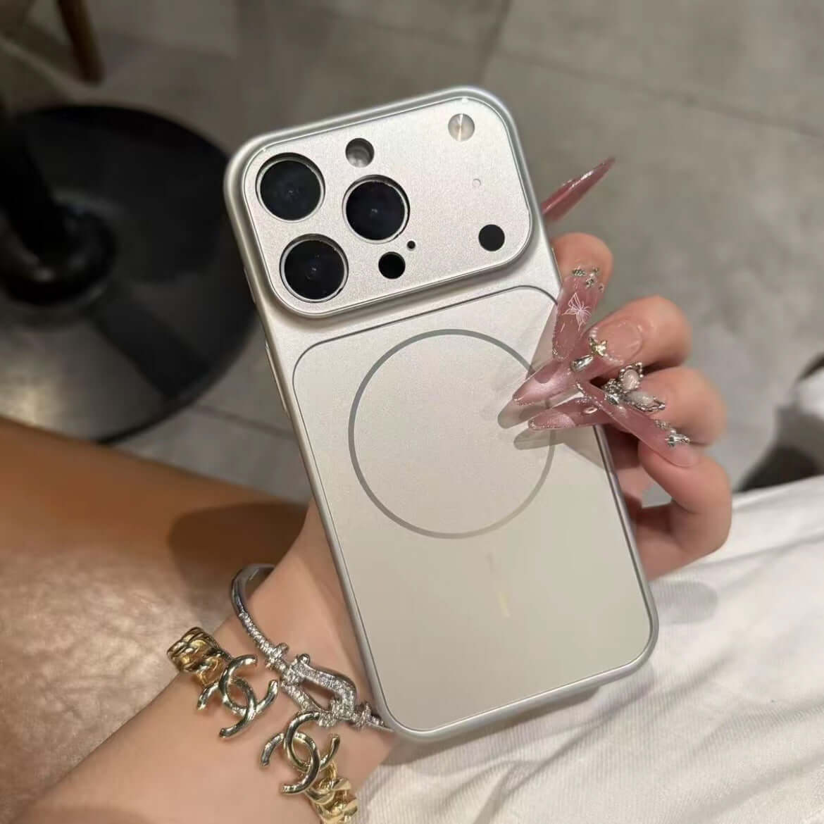 Shockproof Magnetic iPhone Case – Glass & Plastic Cover for iPhone 13–17 Series