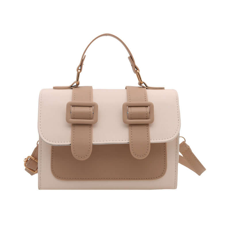 Streetwear Square Crossbody Bag – PU Leather with Phone Pocket in Black, Coffee & Khaki - All you Need
