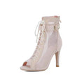 Lace-Up High Heel Boots | 3 Heel Heights | All you Need - All you Need