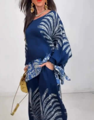 Floral-print Leisure Suit - All you Need