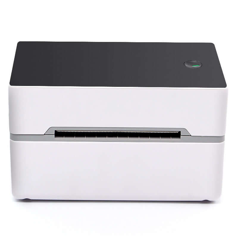 Wireless thermal label printer designed for efficient printing of labels for home, office, and shipping.