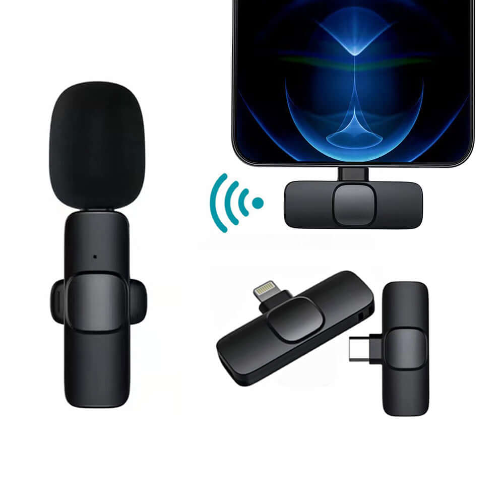 Wireless Clip-On Microphone with Noise Reduction | All you Need - All you Need