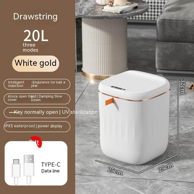 Smart Motion Sensor Trash Bin – Touchless Auto-Open with UV Sterilisation & Deodoriser - All you Need