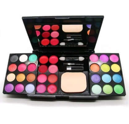All-Day Eyeshadow Palette Makeup Kit – Matte & Shimmer Shades, No Dye Formula