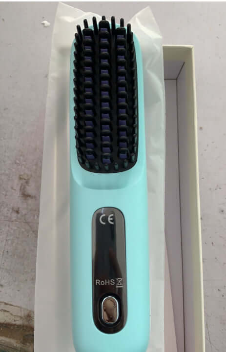 Cordless Hair Straightener Brush – 2-in-1 Wireless Straightening & Styling Comb - All you Need