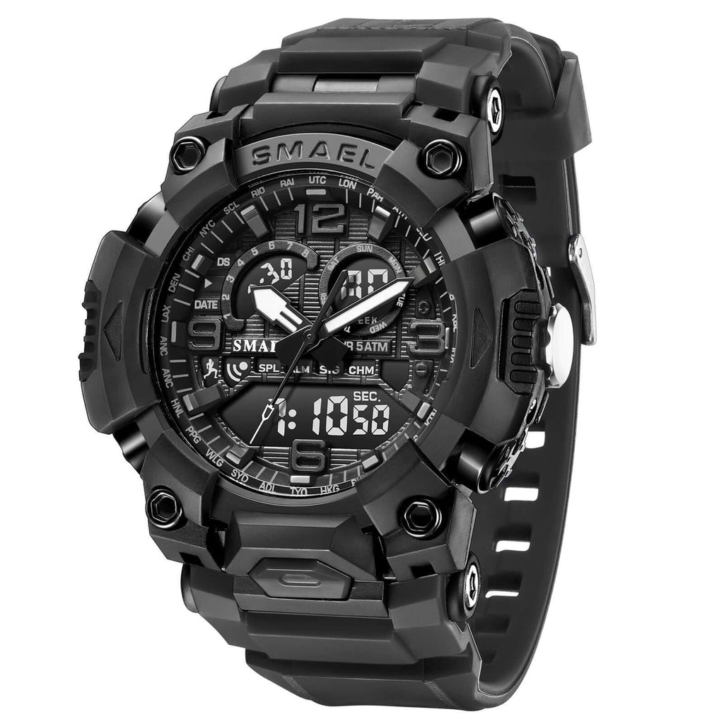 Sporty Alloy Watch – Versatile Men's Timepiece in 6 Bold Colours - All you Need