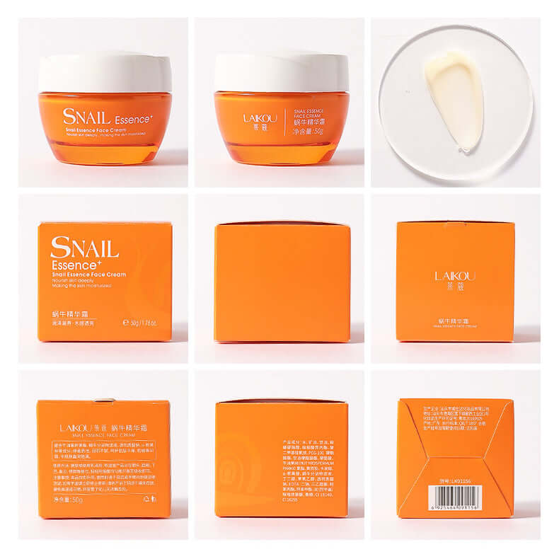 Snail Essence Moisturising Face Cream – Hydrating Lotion for All Skin Types (50g) - All you Need