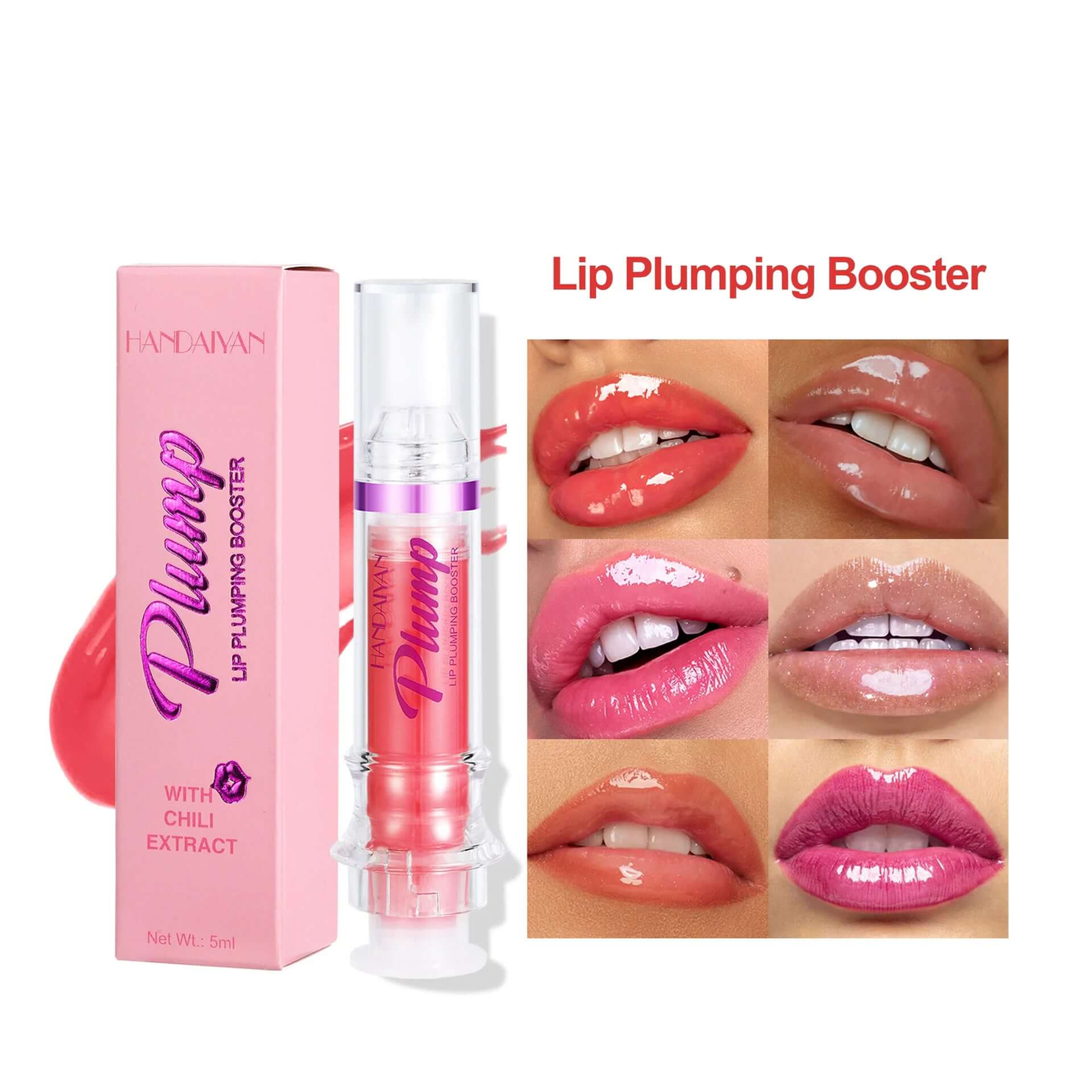 Moisturising Lip Gloss – High-Shine Silky Lip Colour in 6 Shades (5ml) - All you Need