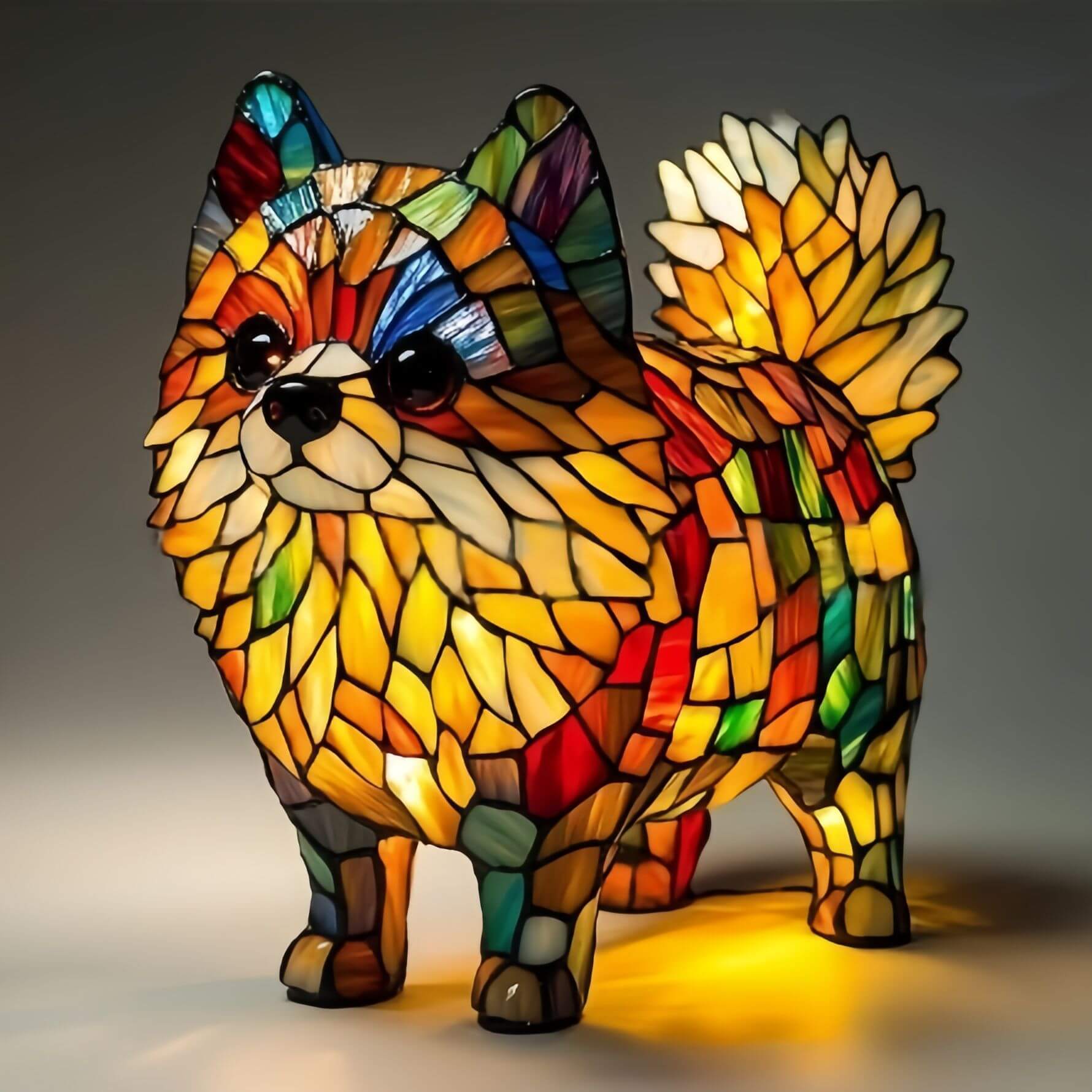 Dog Lamp Resin Decoration – Cute Handcrafted Pet Night Light for Home Decor - All you Need