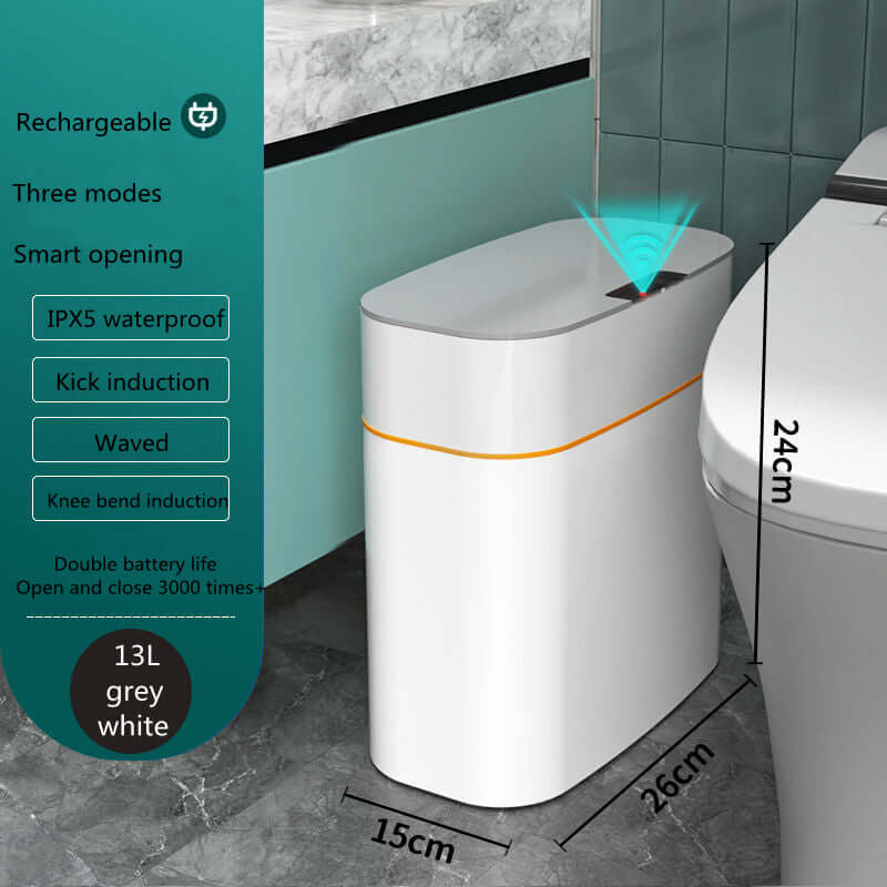 Smart Motion Sensor Trash Bin – Touchless Auto-Open with UV Sterilisation & Deodoriser - All you Need