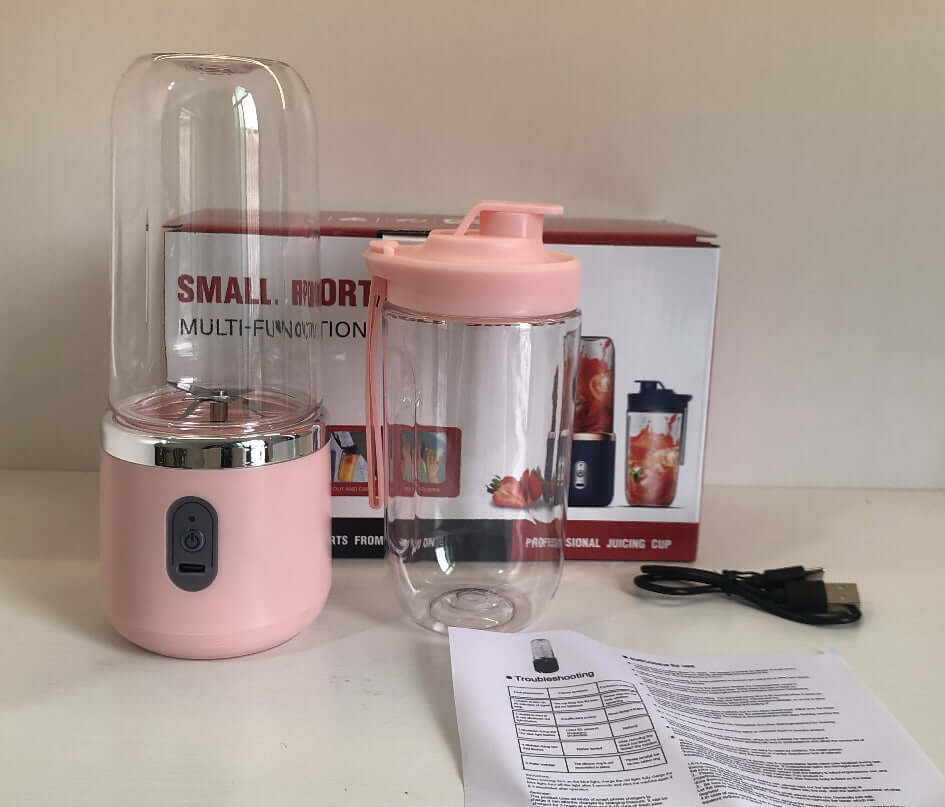 Portable USB Juicer Machine – 140W Smart Blender for Juice, Milkshakes & More (400ml) - All you Need