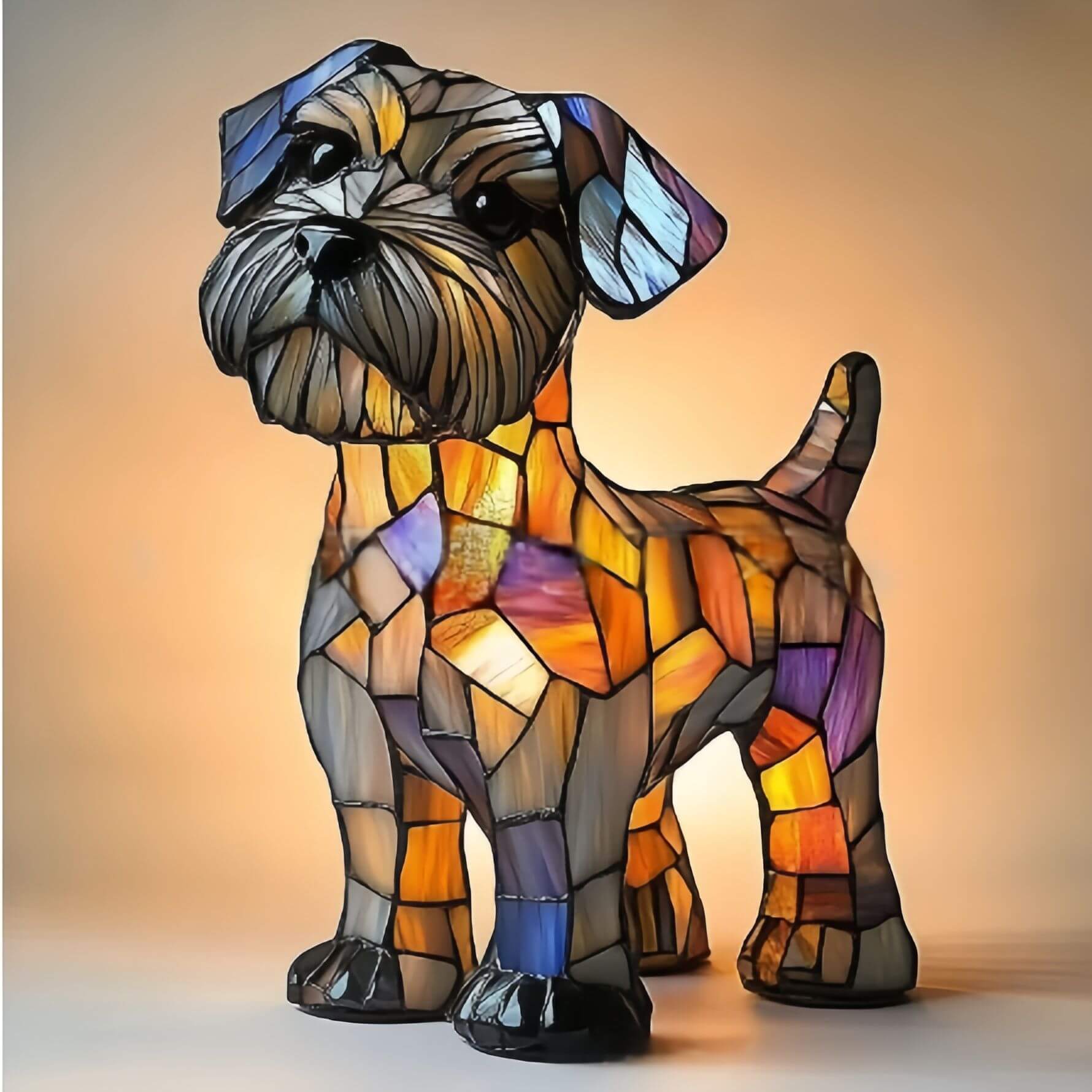 Dog Lamp Resin Decoration – Cute Handcrafted Pet Night Light for Home Decor - All you Need