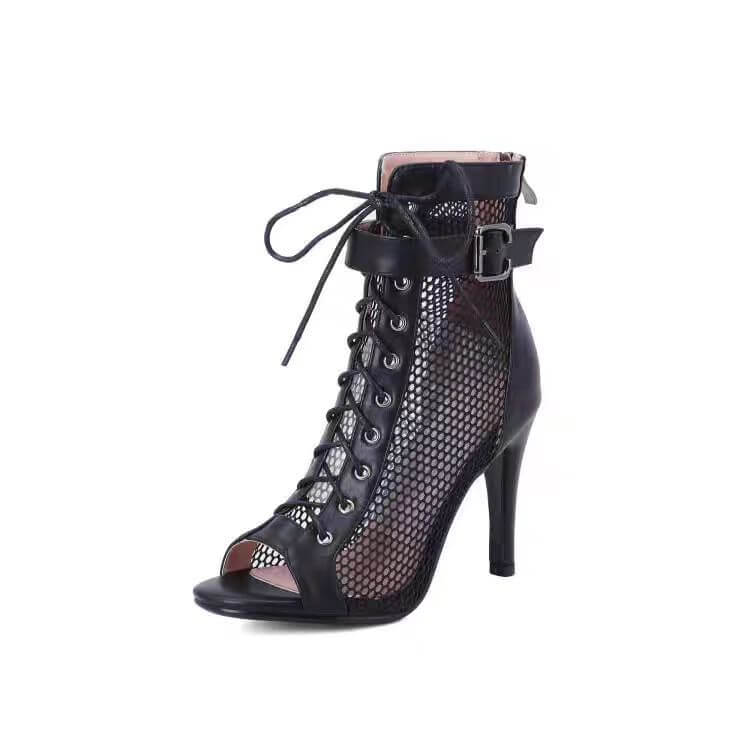 Lace-Up High Heel Boots | 3 Heel Heights | All you Need - All you Need